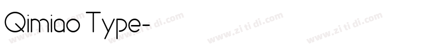 Qimiao Type字体转换